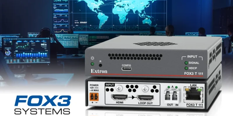 Extron Shipping FOX3 T 111 HDMI-Over-Fiber Transmitters