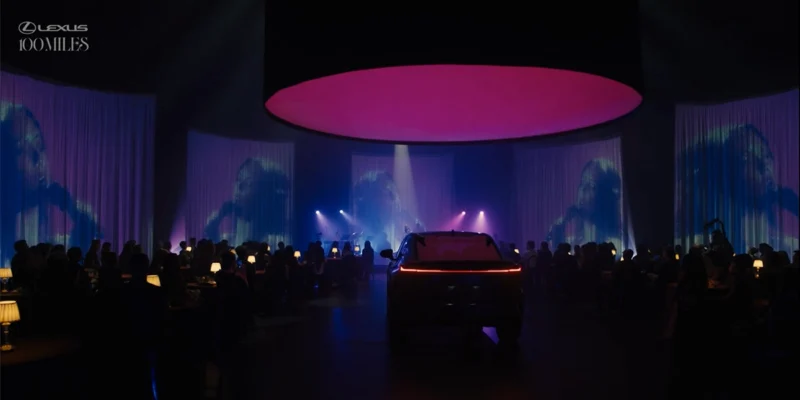 Immerse Studio Powers Projection for Lexus x Laufey Miles Davis Centennial Event