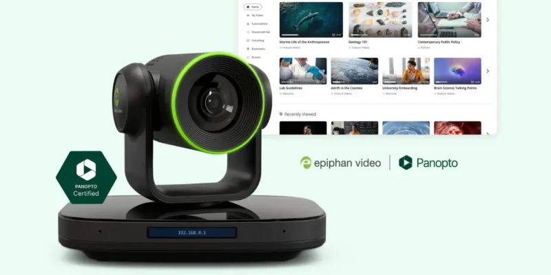 Panopto, Epiphan Video launch EC20 Camera