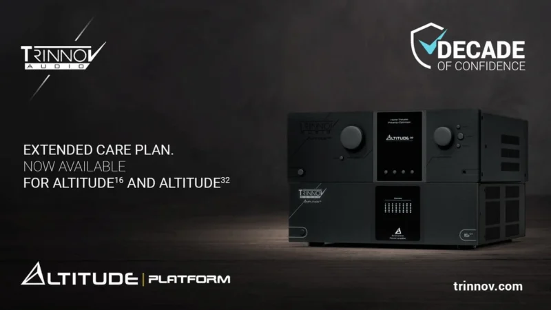 Trinnov Audio Introduces the Altitude Extended Care Plan