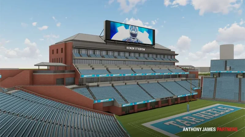 UNC Improves Fan Experience with 11 Daktronics LED Displays