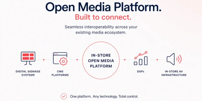 Custom Channels to Launch In-Store Open Media Platform at InfoComm 2026