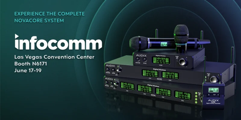 AUDIX to Showcase Complete Novacore Digital Wireless Ecosystem at InfoComm 2026
