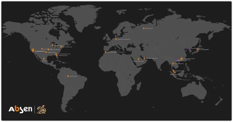 Absen Launches Upgraded Global Booking Platform for its Worldwide Showroom Network