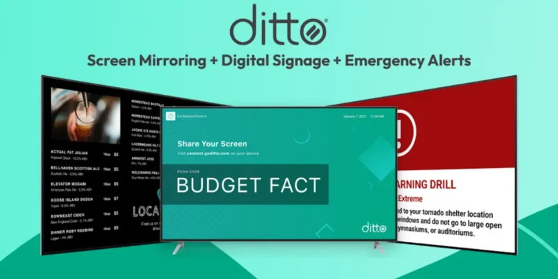Squirrels Launches Ditto Android Receiver for Digital Signage and Wireless Presentation